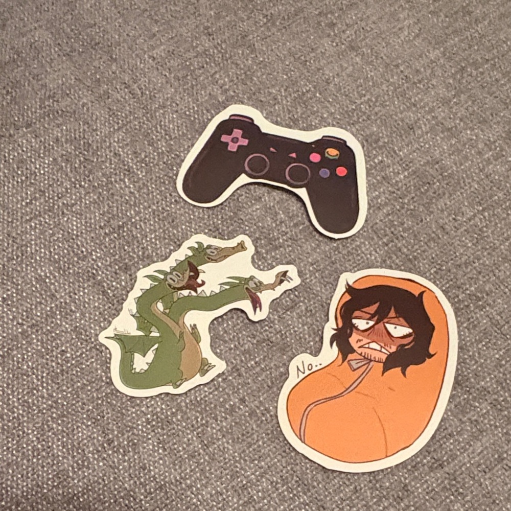 Gaming Console Controller Sticker Set - Picture 4 of 5